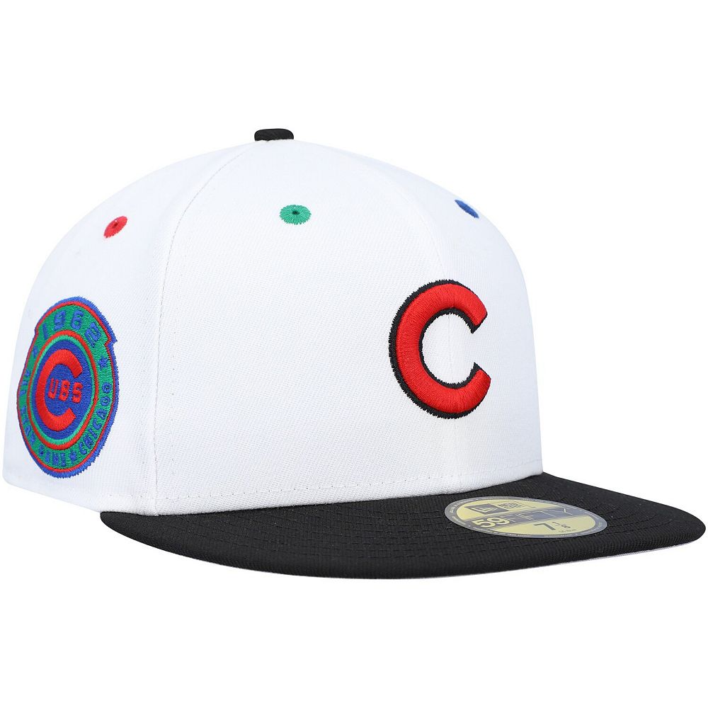 Men's New Era White/Black Chicago Cubs 1962 MLB All-Star Game