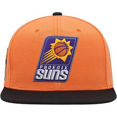 Men's Mitchell & Ness Orange/Black Phoenix Suns Side Core 2.0 Snapback Hat