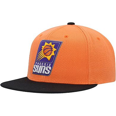 Men's Mitchell & Ness Orange/Black Phoenix Suns Side Core 2.0 Snapback Hat