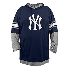 New York Yankees Sweatshirt Boy’s Large MLB Baseball Pullover Hoodie Dri-Fit