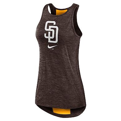 Women's Nike Brown San Diego Padres Right Mix High Neck Tank Top