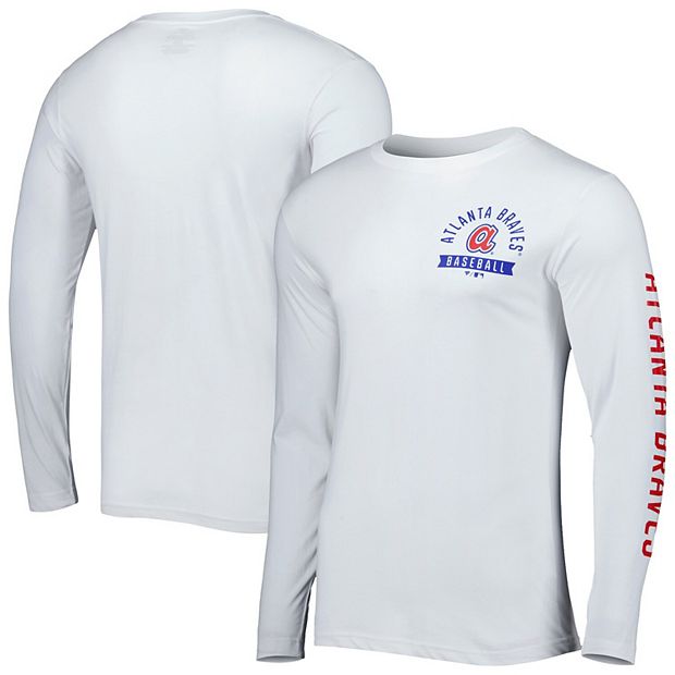 Boston Red Sox Fanatics Branded Pressbox Long Sleeve T-Shirt - White