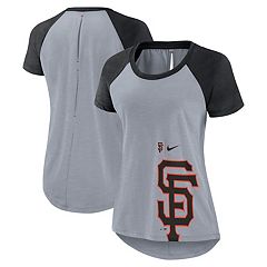  Nike San Francisco Giants Women's Tri-Blend 3/4-Sleeve Raglan T- Shirt - Orange (Small) : Sports & Outdoors