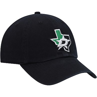 Men's '47 Black Dallas Stars Clean Up Adjustable Hat