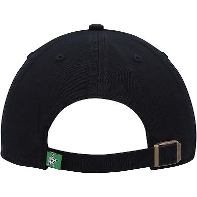 Men's '47 Black Dallas Stars Clean Up Adjustable Hat