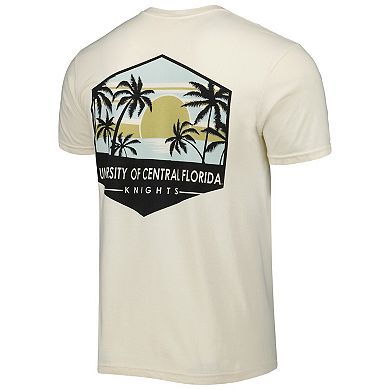Men's Cream UCF Knights Landscape Shield T-Shirt