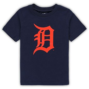 Toddler Navy Detroit Tigers Team Crew Primary Logo T-Shirt