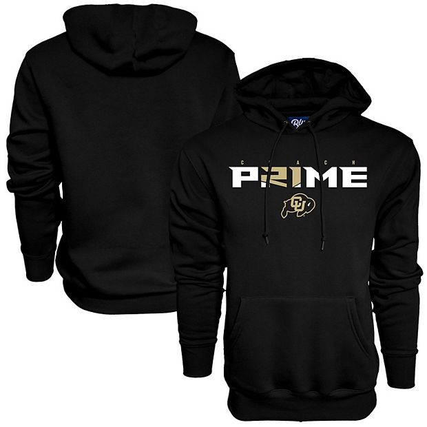 Men's Deion Sanders Black Colorado Buffaloes Coach Prime Pullover Hoodie