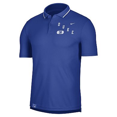 Men's Nike Royal Duke Blue Devils Wordmark Performance Polo
