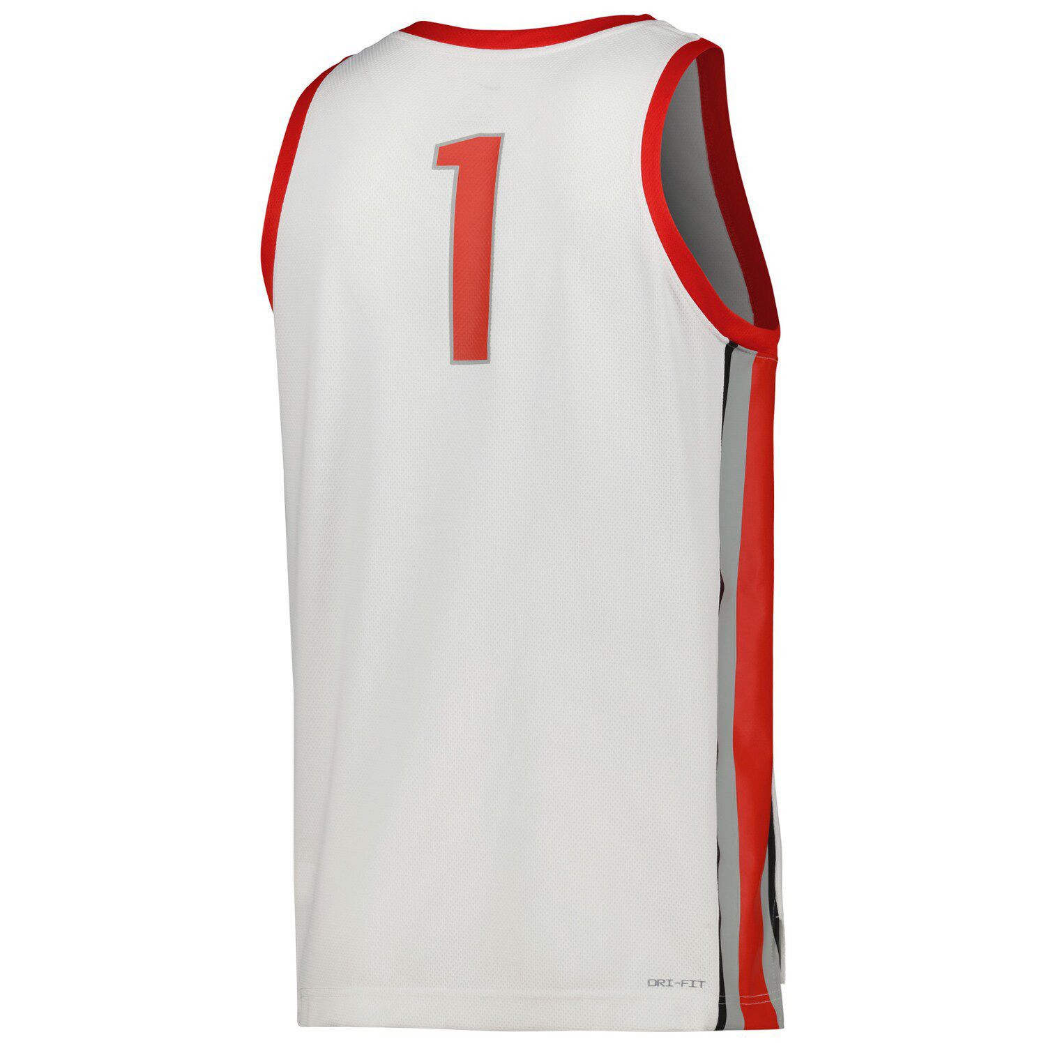 Men's Nike #1 White Ohio State Buckeyes Team Replica Basketball Jersey