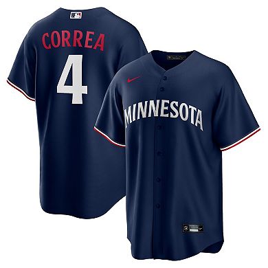 Men's Nike Carlos Correa Navy Minnesota Twins Alternate Replica Player Jersey