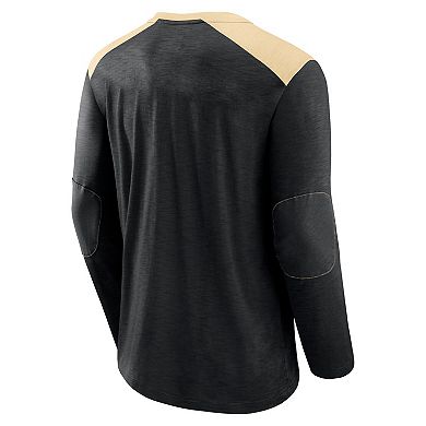 Men's Fanatics Branded Black Vegas Golden Knights Special Edition 2.0 Long Sleeve Lace-Up T-Shirt