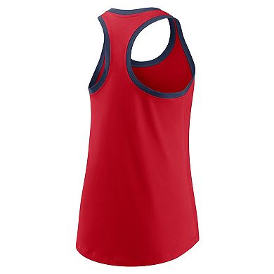 Women's Nike Red Washington Nationals Tech Tank Top
