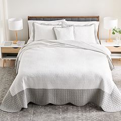 Sonoma Goods For Life® Amelia Ivory Embroidered Bedspread or Sham