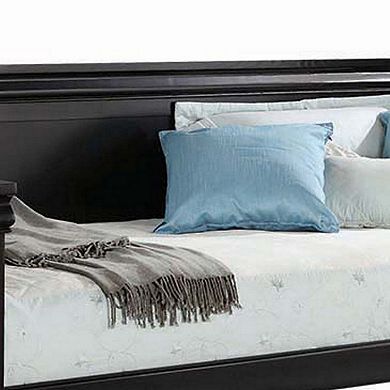 Sturdy Wooden Daybed, Black