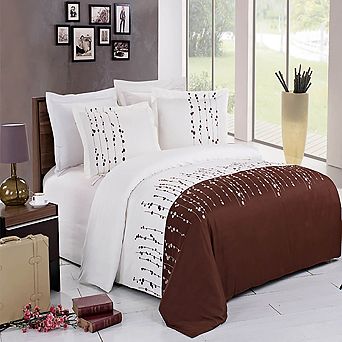 Ellis Embroidered 3 pc Duvet Cover Sets