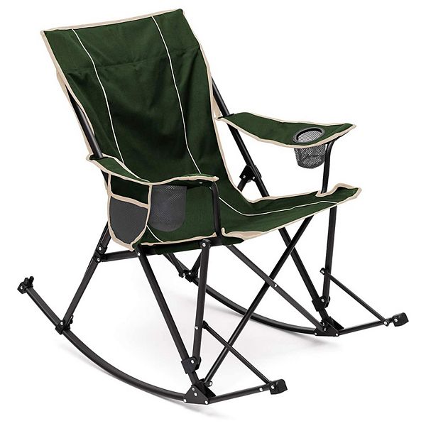 Sunnyfeel Outdoor Portable Folding Rocking Camping Chair