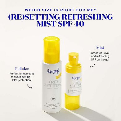 (Re) Setting Refreshing Mist SPF 40