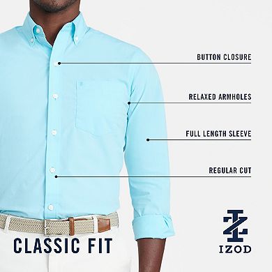 Men's IZOD Classic Plaid Button-Down Shirt