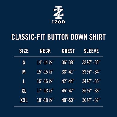 Men's IZOD Classic Plaid Button-Down Shirt