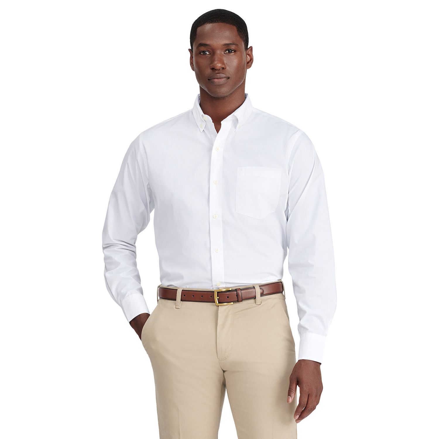 izod non iron stretch long sleeve shirt