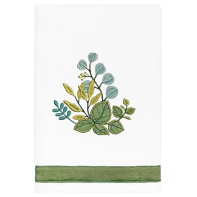 Linum Home Textiles Turkish Cotton Botanica 4-piece Embellished Towel Set