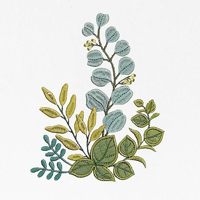 Linum Home Textiles Turkish Cotton Botanica 4-piece Embellished Towel Set