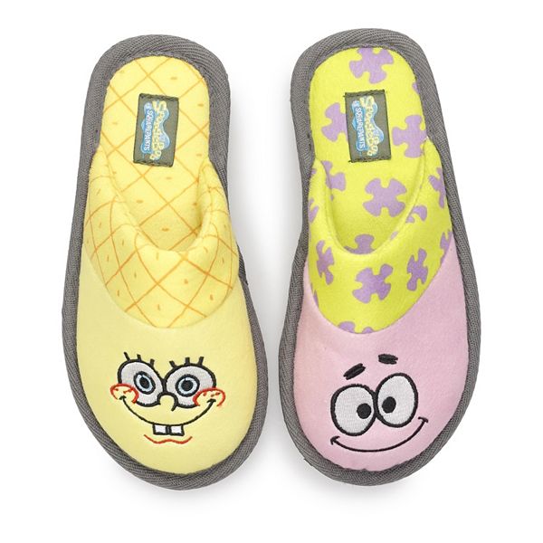 Nickelodeon SpongeBob & Patrick Boys' Slippers