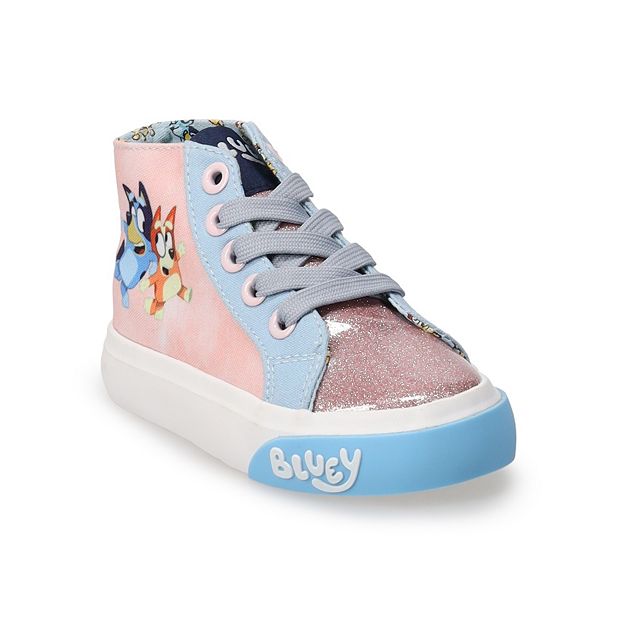 Bluey Toddler Girl's High Top Sneakers