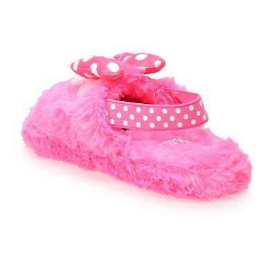 Disney's Minnie Mouse Girls' Elevated Spa Slippers 