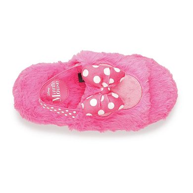 Disney's Minnie Mouse Girls' Elevated Spa Slippers