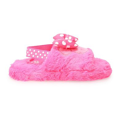 Disney's Minnie Mouse Girls' Elevated Spa Slippers
