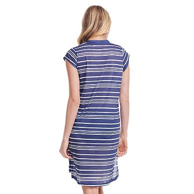 Women's Mazu Electric Stripe Midi Swimdress Coverup
