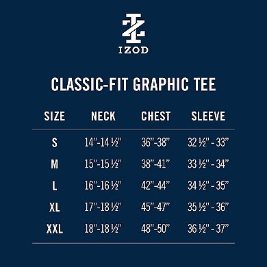 Men's IZOD Saltwater Short Sleeve Graphic Tee