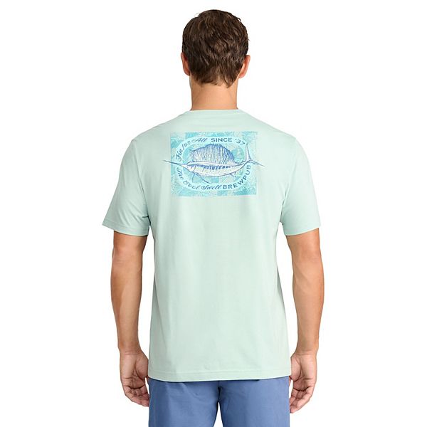 Men's IZOD Saltwater Short Sleeve Graphic Tee - Cool Swell (S)