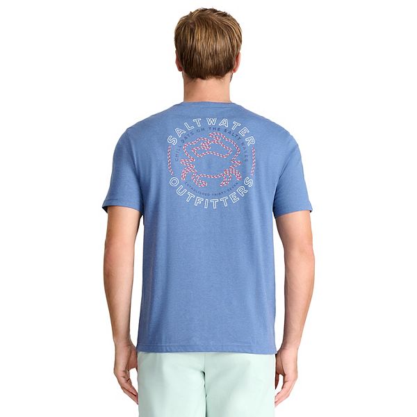 Men's IZOD Saltwater Short Sleeve Graphic Tee - Salteater Crab (L)