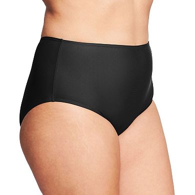 Plus Size Mazu Mid-Waist Swim Briefs