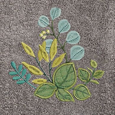 Linum Home Textiles Turkish Cotton Botanica 2-piece Embellished Hand Towel Set