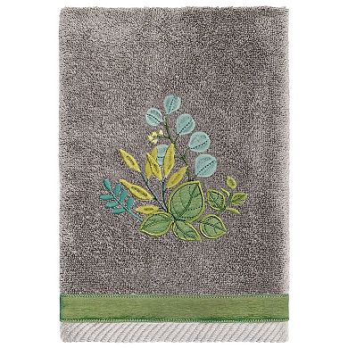 Linum Home Textiles Turkish Cotton Botanica 2-piece Embellished Hand Towel Set