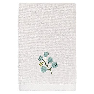 Linum Home Textiles Turkish Cotton Botanica 2-piece Embellished Fingertip Towel Set