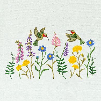 Linum Home Textiles Turkish Cotton Hada 2-piece Embellished Bath Towel Set