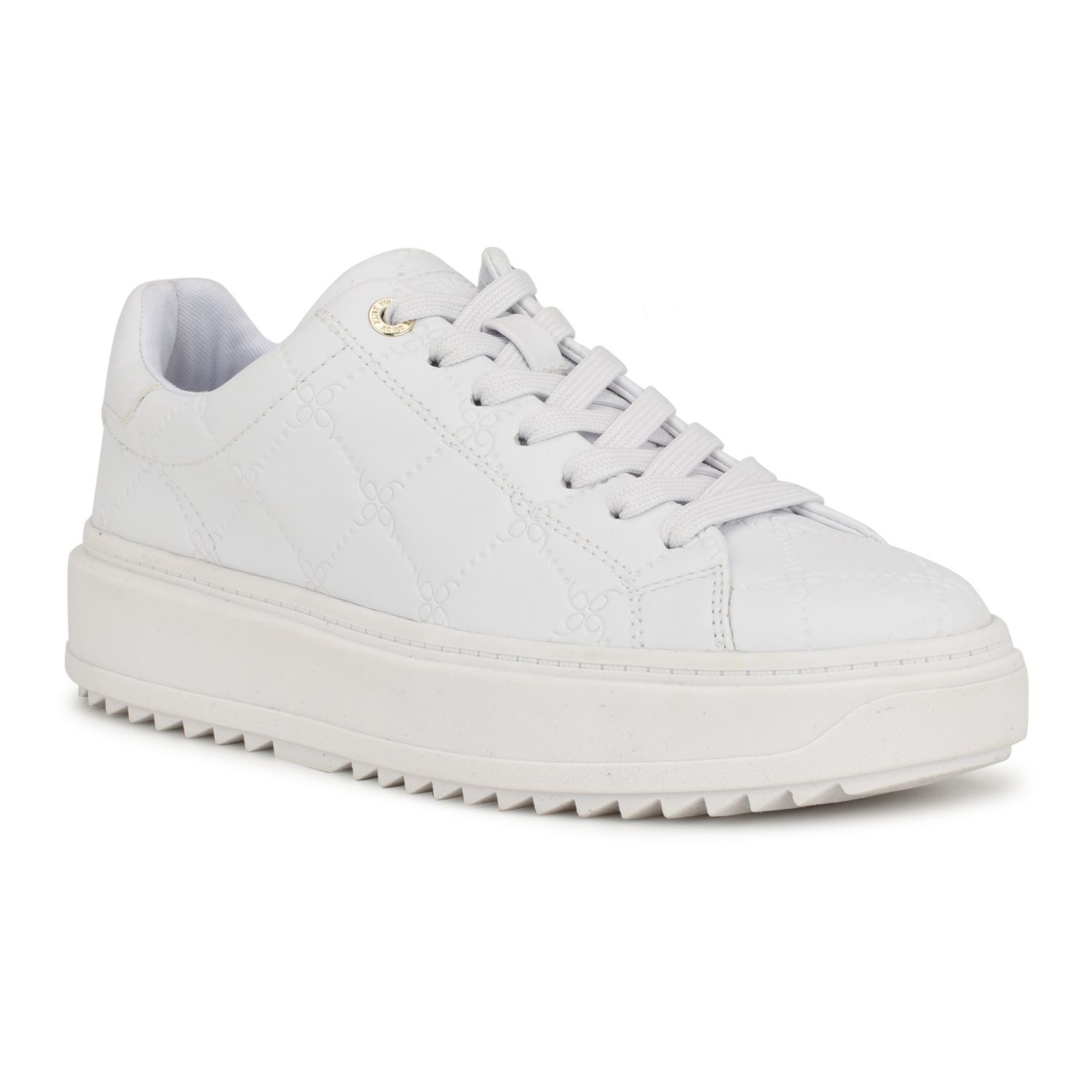 Nine West Women's Driven Sneaker – Lace-Up Platform Casual Shoes - View #8