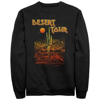 Men's Trendy Desert Tour Gradient Text Sweatshirt
