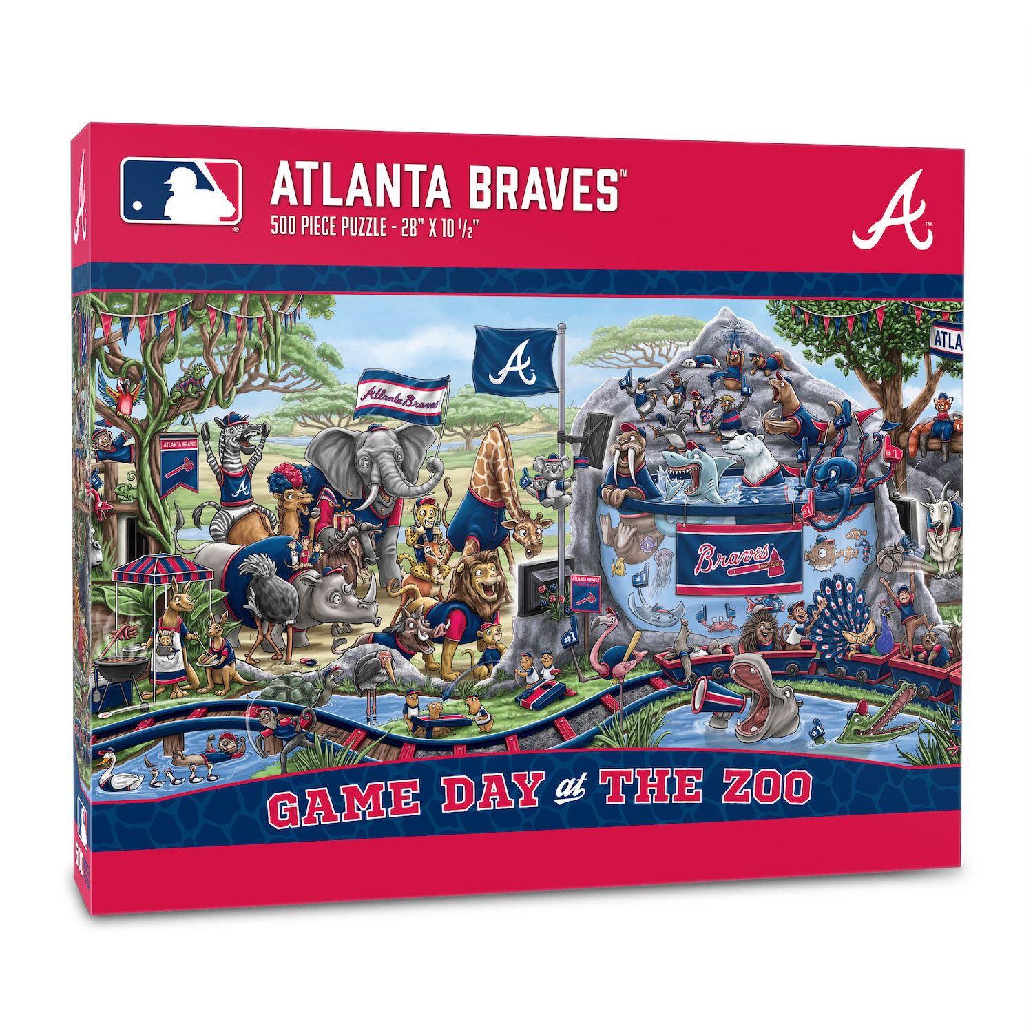 Fanmats Atlanta Braves Baseball Mat - Retro Collection