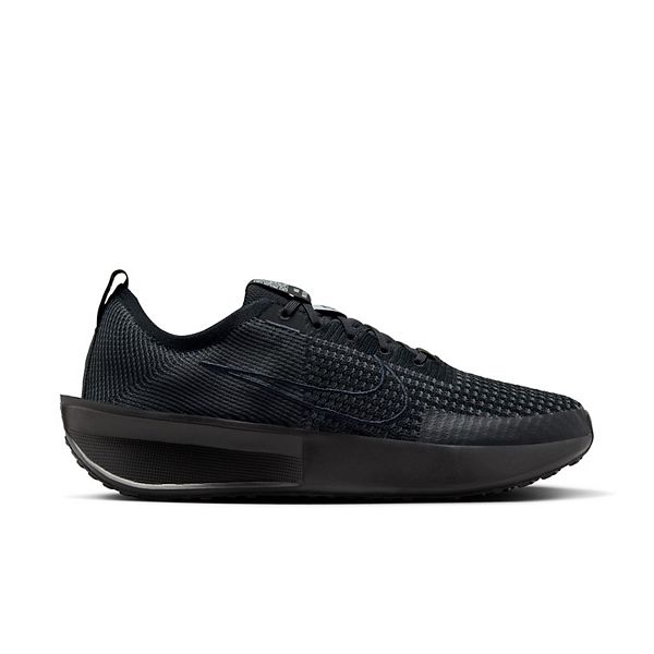 Nike Interact Run Men's Road Running Shoes - Black Wolf Gray (11.5)