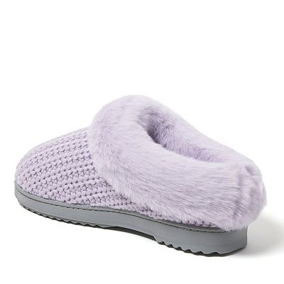 Dearfoams Hannah Festive Knit Women s Clog Slippers