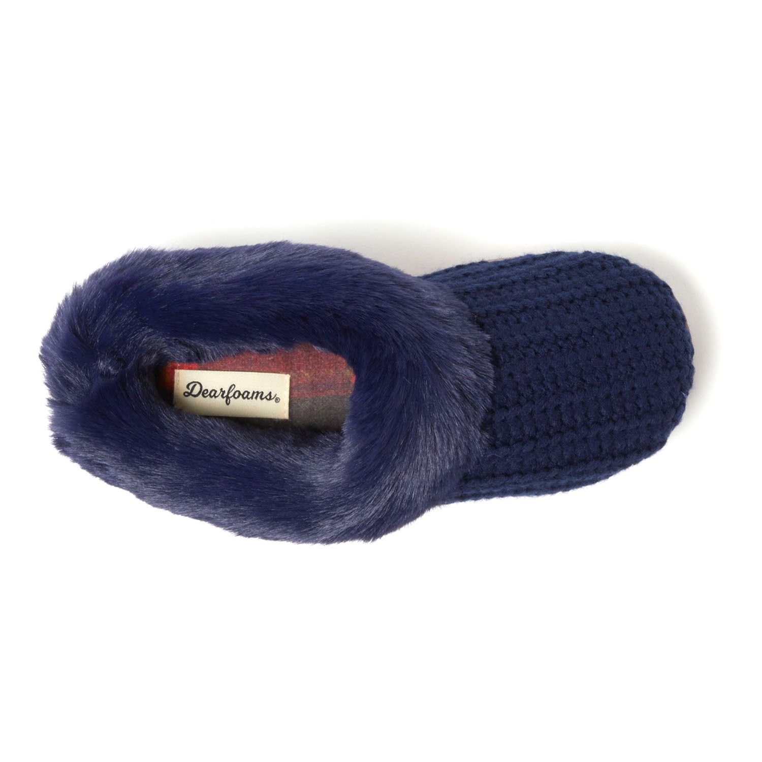 Dearfoams Hannah Festive Knit Women's Clog Slippers