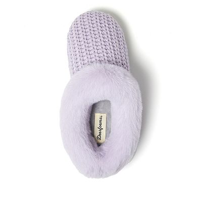 Dearfoams Hannah Festive Knit Women's Clog Slippers