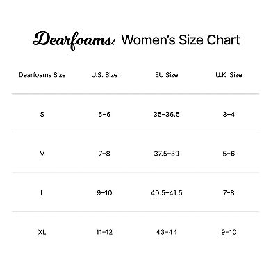 Dearfoams Hannah Festive Knit Women's Clog Slippers