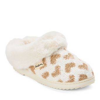 Dearfoams Hannah Festive Knit Women's Clog Slippers